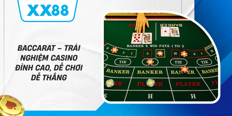 baccarat - trải nghiệm casino đỉnh cao dễ chơi dễ thắng